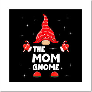 The Mom Gnome Matching Family Christmas Pajama Posters and Art